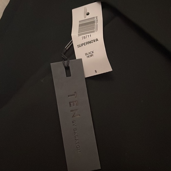 New Aritzia Ten By Babaton Black Supernova Trouser Belted Pants - Picture 6 of 9